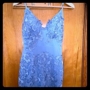 Akira baby blue dress